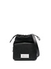 Black '5ac Camera Medium' Crossbody Bag With Patch Logo In Leather Woman