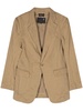 notched-lapels single-breasted blazer