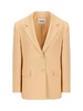 Jil Sander Single-Breasted Crepe Tailored Blazer