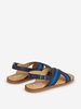 Bally Two-Tone Leather Sandals