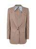 Maurizio Miri Single Breasted Stretch Wool Blazer Clothing