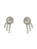 Alessandra Rich Crystal Cascade Earrings