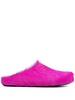 Fussbet Sabot calf-hair slippers