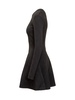 Givenchy Monogrammed Long-Sleeved Dress