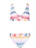 Triangle bikini with zigzag pattern