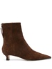 Aeyde Zoe Cow Suede Leather Brown Shoes