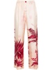 F.R.S. - For Restless Sleepers Printed Silk Trousers