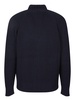 Blue Cashmere Blend Fullzip Sweater