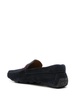 stripe-detail suede loafers