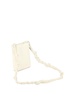 Jil Sander Small Tangle Logo Embossed Shoulder Bag