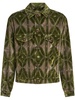 velvet-effect jacquard jacket