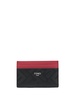 Fendi Man Two-Tone Leather Card Holder