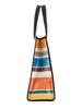 Etro Logo Detailed Striped Tote Bag