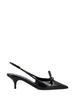 Miu Miu Bow-Detailed Slingback Pumps