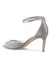 Stuart Weitzman Nudisty 75 Sandal Silver