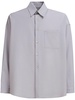 button-up virgin wool shirt