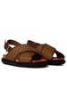 Marni Brown Raffia Blend Fussbett Sandals Woman