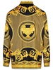 Versace 'La Coupe Des Dieux' Black Silk Shirt