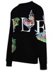 Philipp Plein Black Cotton Hawaii Sweatshirt