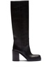 Prada Woman Black Leather Boots