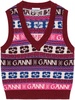 Ganni Logo Wool Mix Vest