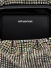 Self-Portrait 'Multi Rhinestone Chainmail' Clutch