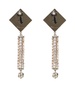 Alessandra Rich Embellished Pendant Earrings