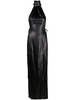 Ludovic De Saint Sernin Halter Neck Long Dress