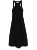 pleated maxi dress