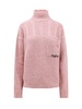 Funnel-Neck Sweater In Destroyed-Effect Wool