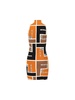 colour-block high-neck minidress