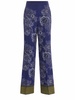 Trousers Etro "bouquet" Made Of Silk