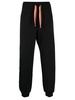 drawstring cotton track pants