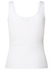 Blumarine White Cotton Tank Top Woman