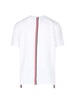 T-shirt With Tricolor Back Detail