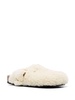 Birkenstock Boston Egg Mules With Fur