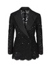 Dolce & Gabbana Turlington Double Breasted Lace Blazer