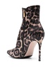 Eva 100mm leopard-print boots