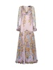 Etro Allover Floral Printed V-Neck Maxi Dress