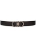 reversible Gancini leather belt