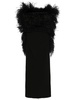 Sportmax Feathered Midi Dress