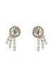 Alessandra Rich Crystal Cascade Earrings