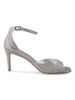 Stuart Weitzman Nudisty 75 Sandal Silver