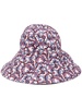 Edona printed cotton canvas sun hat