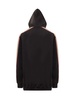 Black cotton oversize sweatshirt