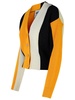 Moschino Jeans Multicolor Wool And Viscose Blend Striped Cardigan