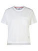 Thom Browne White Cotton T-Shirt Woman