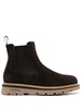 Suede calf leather Chelsea boots