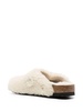 Birkenstock Boston Egg Mules With Fur