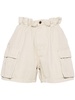 Miu Miu Logo-Embroidered Cotton Shorts